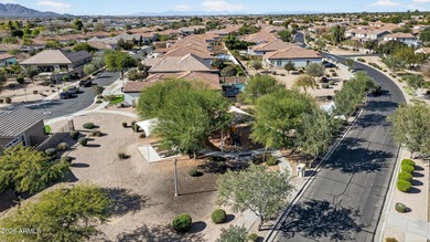 Discover modern comfort in this 4-bedroom, 3-bath Queen Creek on Las Colinas Golf Club in Arizona - for sale on GolfHomes.com, golf home, golf lot