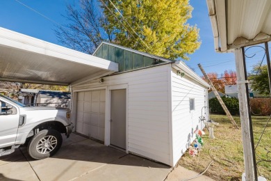 This 4-bedroom, 2-bathroom, over 2,300 square foot home, sits on L W Clapp Memorial Golf Course in Kansas - for sale on GolfHomes.com, golf home, golf lot