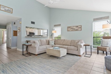 This beautifully updated freestanding three-bedroom beach villa on Sandpiper Cove Golf Course in Florida - for sale on GolfHomes.com, golf home, golf lot