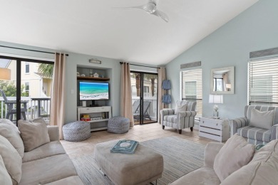 This beautifully updated freestanding three-bedroom beach villa on Sandpiper Cove Golf Course in Florida - for sale on GolfHomes.com, golf home, golf lot