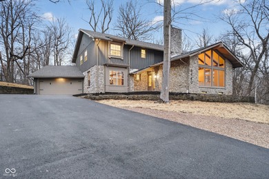 Wow! This one checks all the boxes. Mid century on 2 private on Hillcrest Country Club in Indiana - for sale on GolfHomes.com, golf home, golf lot