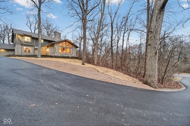 Wow! This one checks all the boxes. Mid century on 2 private on Hillcrest Country Club in Indiana - for sale on GolfHomes.com, golf home, golf lot