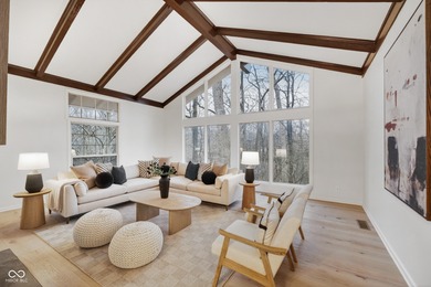 Wow! This one checks all the boxes. Mid century on 2 private on Hillcrest Country Club in Indiana - for sale on GolfHomes.com, golf home, golf lot