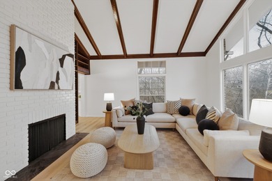 Wow! This one checks all the boxes. Mid century on 2 private on Hillcrest Country Club in Indiana - for sale on GolfHomes.com, golf home, golf lot