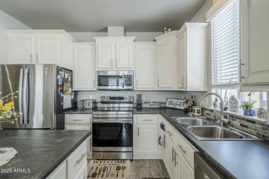 This furnished, modern 2022 Spyglass model offers the ideal open on Viewpoint Golf Resort in Arizona - for sale on GolfHomes.com, golf home, golf lot