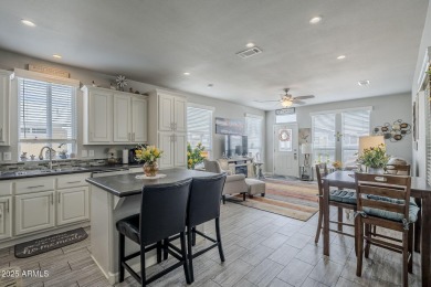 This furnished, modern 2022 Spyglass model offers the ideal open on Viewpoint Golf Resort in Arizona - for sale on GolfHomes.com, golf home, golf lot