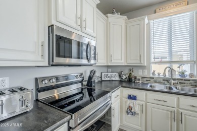 This furnished, modern 2022 Spyglass model offers the ideal open on Viewpoint Golf Resort in Arizona - for sale on GolfHomes.com, golf home, golf lot