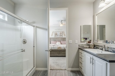 This furnished, modern 2022 Spyglass model offers the ideal open on Viewpoint Golf Resort in Arizona - for sale on GolfHomes.com, golf home, golf lot