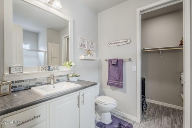 This furnished, modern 2022 Spyglass model offers the ideal open on Viewpoint Golf Resort in Arizona - for sale on GolfHomes.com, golf home, golf lot