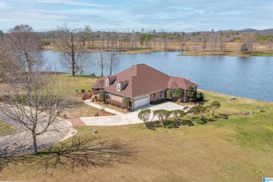 GORGEOUS BRICK ONE LEVEL on lake peninsula in Silver Lakes on The Robert Trent Jones Golf Trail At Silver Lake in Alabama - for sale on GolfHomes.com, golf home, golf lot