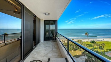Perched on the fifth floor of Building 1 at The Sanctuary at on Links on Longboat Golf Club in Florida - for sale on GolfHomes.com, golf home, golf lot