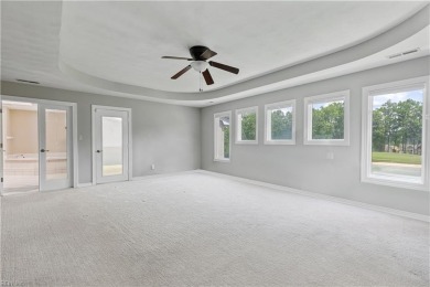 Stunning 5BR/4BA custom home with saltwater inground pool and on Greenbrier Country Club in Virginia - for sale on GolfHomes.com, golf home, golf lot