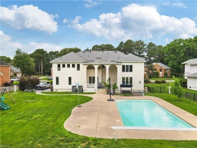 Stunning 5BR/4BA custom home with saltwater inground pool and on Greenbrier Country Club in Virginia - for sale on GolfHomes.com, golf home, golf lot