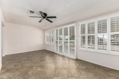 Recently painted, updated and back for sale! Charming 3-bed on Sun City Lakes West and East in Arizona - for sale on GolfHomes.com, golf home, golf lot