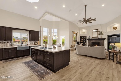 Golf course living with sweeping Four Peaks views, a fully on Rio Verde Country Club - Quail Run in Arizona - for sale on GolfHomes.com, golf home, golf lot