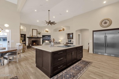 Golf course living with sweeping Four Peaks views, a fully on Rio Verde Country Club - Quail Run in Arizona - for sale on GolfHomes.com, golf home, golf lot