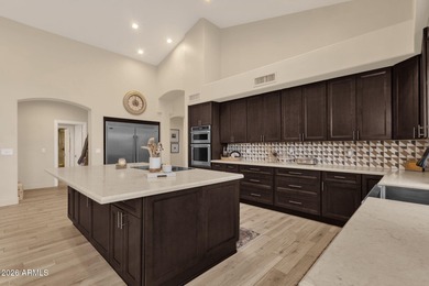 Golf course living with sweeping Four Peaks views, a fully on Rio Verde Country Club - Quail Run in Arizona - for sale on GolfHomes.com, golf home, golf lot