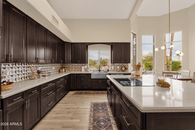 Golf course living with sweeping Four Peaks views, a fully on Rio Verde Country Club - Quail Run in Arizona - for sale on GolfHomes.com, golf home, golf lot