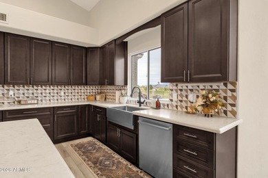 Golf course living with sweeping Four Peaks views, a fully on Rio Verde Country Club - Quail Run in Arizona - for sale on GolfHomes.com, golf home, golf lot