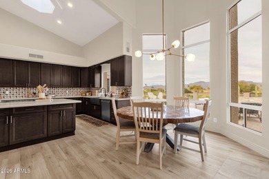 Golf course living with sweeping Four Peaks views, a fully on Rio Verde Country Club - Quail Run in Arizona - for sale on GolfHomes.com, golf home, golf lot