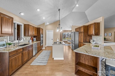 Sprawling brick ranch in the highly coveted Hawkstone on Eaton Country Club in Colorado - for sale on GolfHomes.com, golf home, golf lot