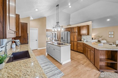 Sprawling brick ranch in the highly coveted Hawkstone on Eaton Country Club in Colorado - for sale on GolfHomes.com, golf home, golf lot