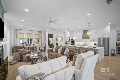 This gold fortified white painted concrete board home in the on Lakewood Golf Club in Alabama - for sale on GolfHomes.com, golf home, golf lot