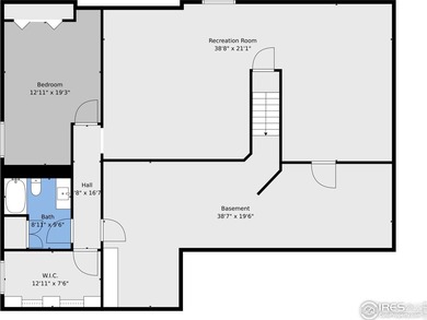 Sprawling brick ranch in the highly coveted Hawkstone on Eaton Country Club in Colorado - for sale on GolfHomes.com, golf home, golf lot