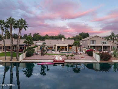 WATERFRONT LIVING in the heart of Oakwood Lakes. This TURN KEY on Ironwood Golf Club in Arizona - for sale on GolfHomes.com, golf home, golf lot