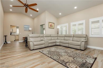 Located in coveted Sun City Summerlin 55+ community! Turnkey on Highland Falls Golf Club in Nevada - for sale on GolfHomes.com, golf home, golf lot