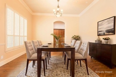 Step inside to a world of custom sophistication where no detail on The Golf Club At Twin Creeks in Texas - for sale on GolfHomes.com, golf home, golf lot