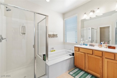 PRISTINE SINGLE STORY VACATION HOME located in Guard Gated Golf on Rhodes Ranch Golf Club in Nevada - for sale on GolfHomes.com, golf home, golf lot