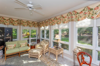 Welcome to this elegant, all-brick custom home built by on Pinewild Country Club of Pinehurst in North Carolina - for sale on GolfHomes.com, golf home, golf lot