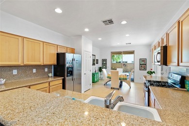 PRISTINE SINGLE STORY VACATION HOME located in Guard Gated Golf on Rhodes Ranch Golf Club in Nevada - for sale on GolfHomes.com, golf home, golf lot