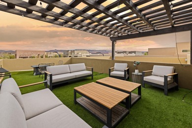 Turnkey luxury in TAVA Resort with amenity and golf-course views on Sand Hollow Golf Resort in Utah - for sale on GolfHomes.com, golf home, golf lot