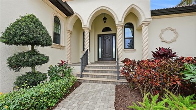 Step into this stunning custom residence in the highly sought on IMG Academies Golf and Country Club in Florida - for sale on GolfHomes.com, golf home, golf lot