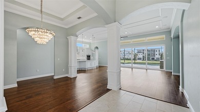 Step into this stunning custom residence in the highly sought on IMG Academies Golf and Country Club in Florida - for sale on GolfHomes.com, golf home, golf lot