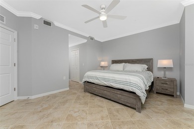 Sweeping golf course AND water views abound from this desirable on Heritage Landing Golf  in Florida - for sale on GolfHomes.com, golf home, golf lot