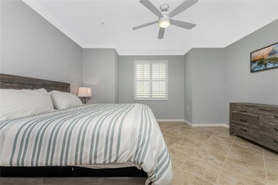 Sweeping golf course AND water views abound from this desirable on Heritage Landing Golf  in Florida - for sale on GolfHomes.com, golf home, golf lot