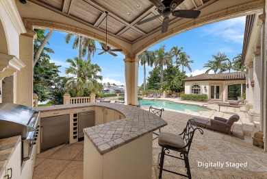 Experience waterfront living at its finest in this rare on Jonathans Landing Golf Club in Florida - for sale on GolfHomes.com, golf home, golf lot