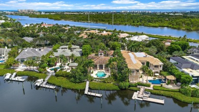 Experience waterfront living at its finest in this rare on Jonathans Landing Golf Club in Florida - for sale on GolfHomes.com, golf home, golf lot