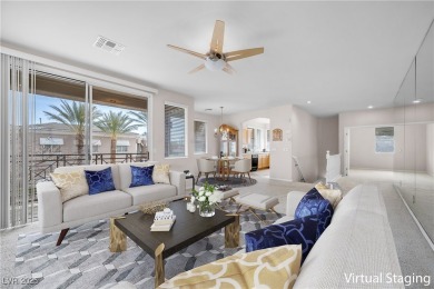 Discover luxury living in this stunning two-story corner unit on TPC at Summerlin in Nevada - for sale on GolfHomes.com, golf home, golf lot