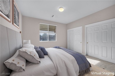 Discover luxury living in this stunning two-story corner unit on TPC at Summerlin in Nevada - for sale on GolfHomes.com, golf home, golf lot