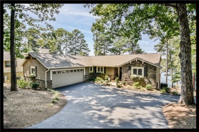 This view of the Blue Ridge Mountains and big, open water with on Keowee Key Golf and Country Club in South Carolina - for sale on GolfHomes.com, golf home, golf lot