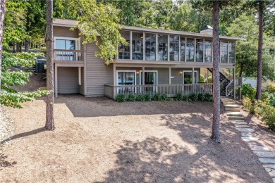 This view of the Blue Ridge Mountains and big, open water with on Keowee Key Golf and Country Club in South Carolina - for sale on GolfHomes.com, golf home, golf lot