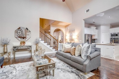 Gorgeous home with a stone & brick exterior and beautiful curb on Mansfield National Golf Club in Texas - for sale on GolfHomes.com, golf home, golf lot