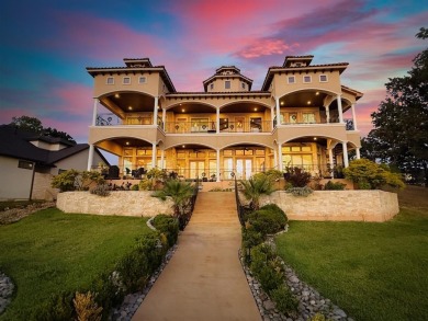 This stunning 2018 home, inspired by the timeless elegance of a on Pinnacle Golf and Boat Club in Texas - for sale on GolfHomes.com, golf home, golf lot