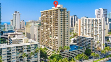 Studio unit at Fairway Villa. Washer/Dryer in unit which is on Ala Wai Golf Course in Hawaii - for sale on GolfHomes.com, golf home, golf lot