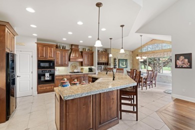 This stunning custom home boasts a vaulted, open floor plan on Eagle Crest Golf Resort - Resort Course in Oregon - for sale on GolfHomes.com, golf home, golf lot