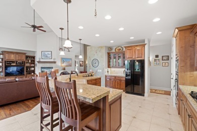 This stunning custom home boasts a vaulted, open floor plan on Eagle Crest Golf Resort - Resort Course in Oregon - for sale on GolfHomes.com, golf home, golf lot